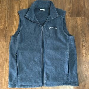 Columbia Fleece Vest Navy Medium